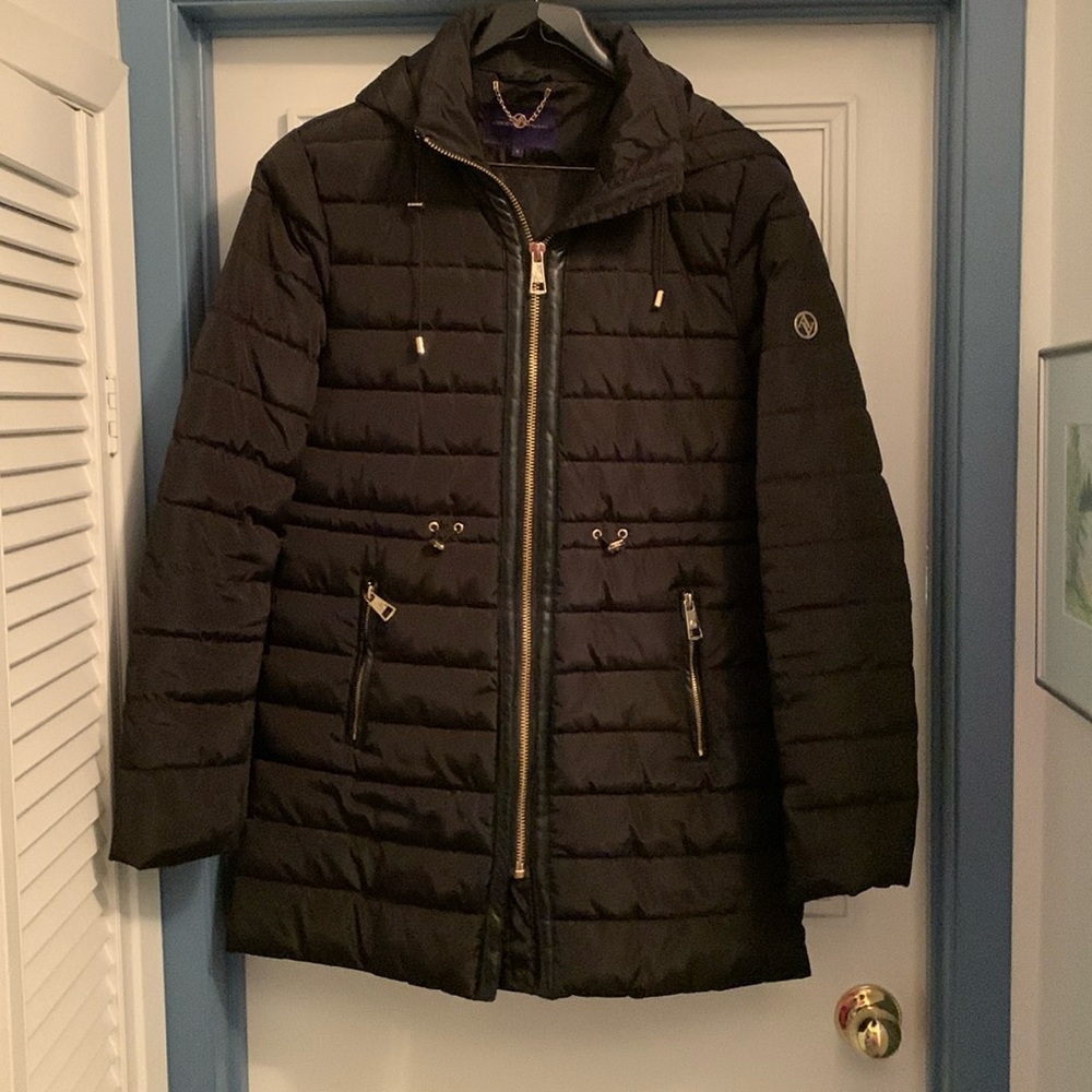 Black down jacket
